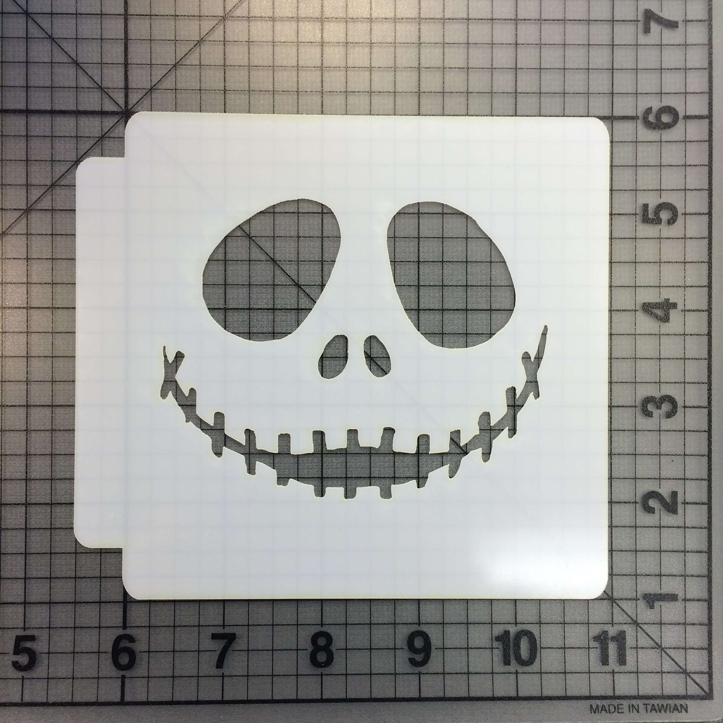 Nightmare Before Christmas - Jack Face 100 Stencil | Jb Cookie Cutters within Printable Template Jack Skellington Face