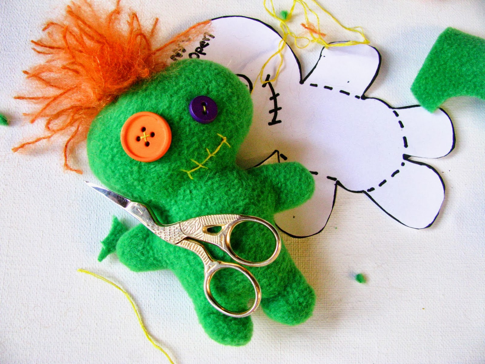 Nimblephish: Little Voodoo Doll Free Pattern pertaining to Printable Voodoo Doll Patterns Free