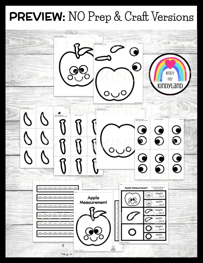 Number Sense, Measuring, Place Value For Kindergarten: Apple, Leaf throughout Printable Apple Place Value Worksheet