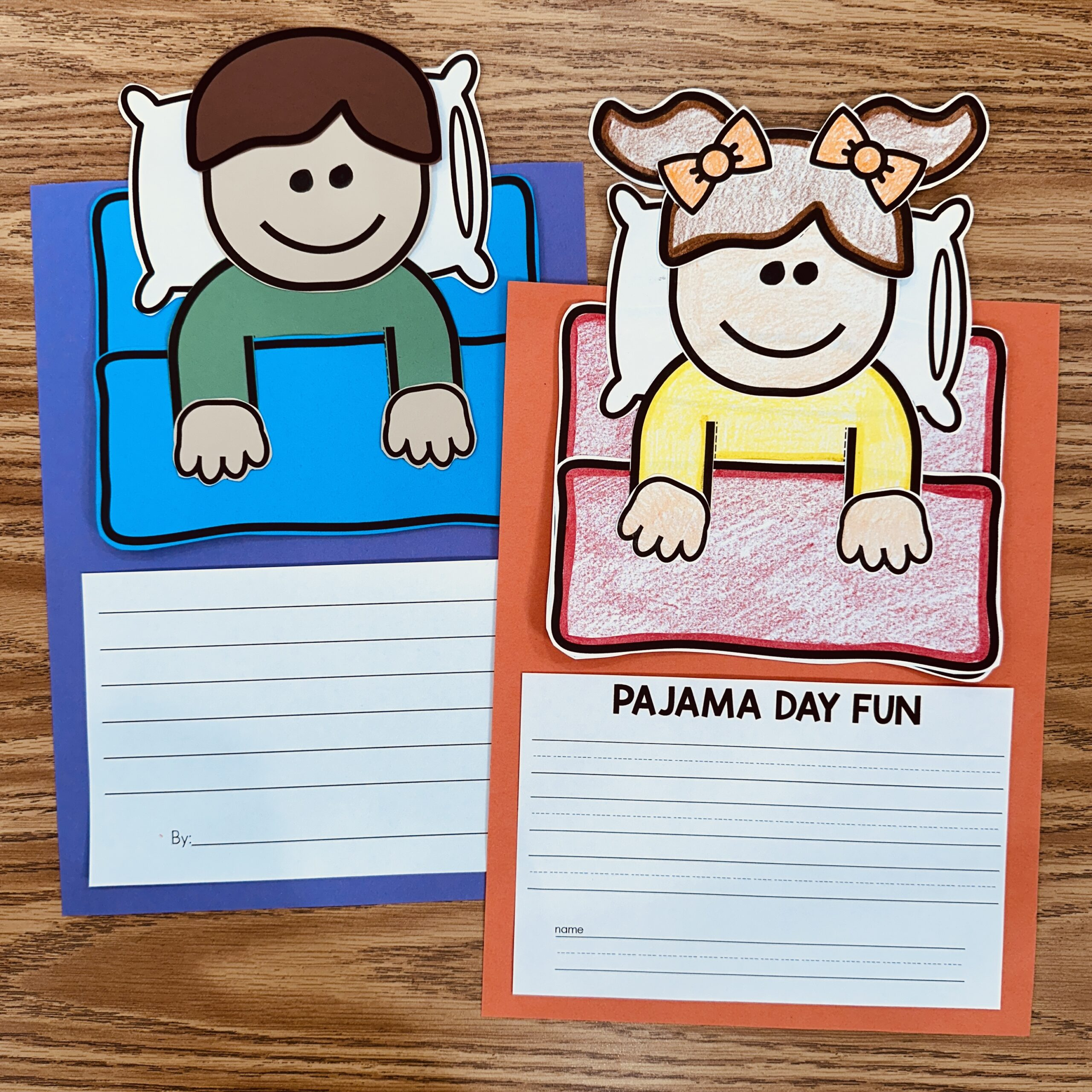 Pajama Day Winter Theme Day Craft - Simply Kinder Plus with regard to Pajama Day Printable Activities