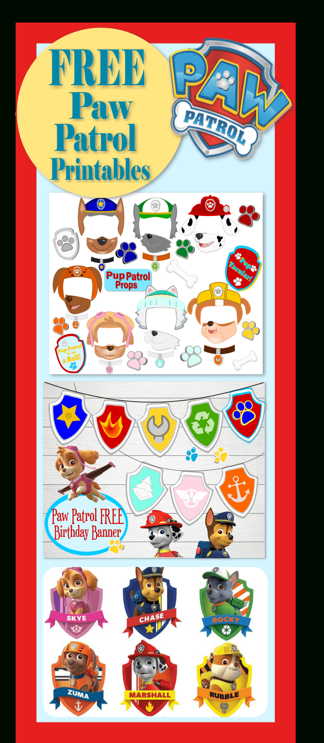 Paw Patrol Party Ideas And Crafts | Abbi Kirsten Collections inside Paw Patrol Party Free Printables
