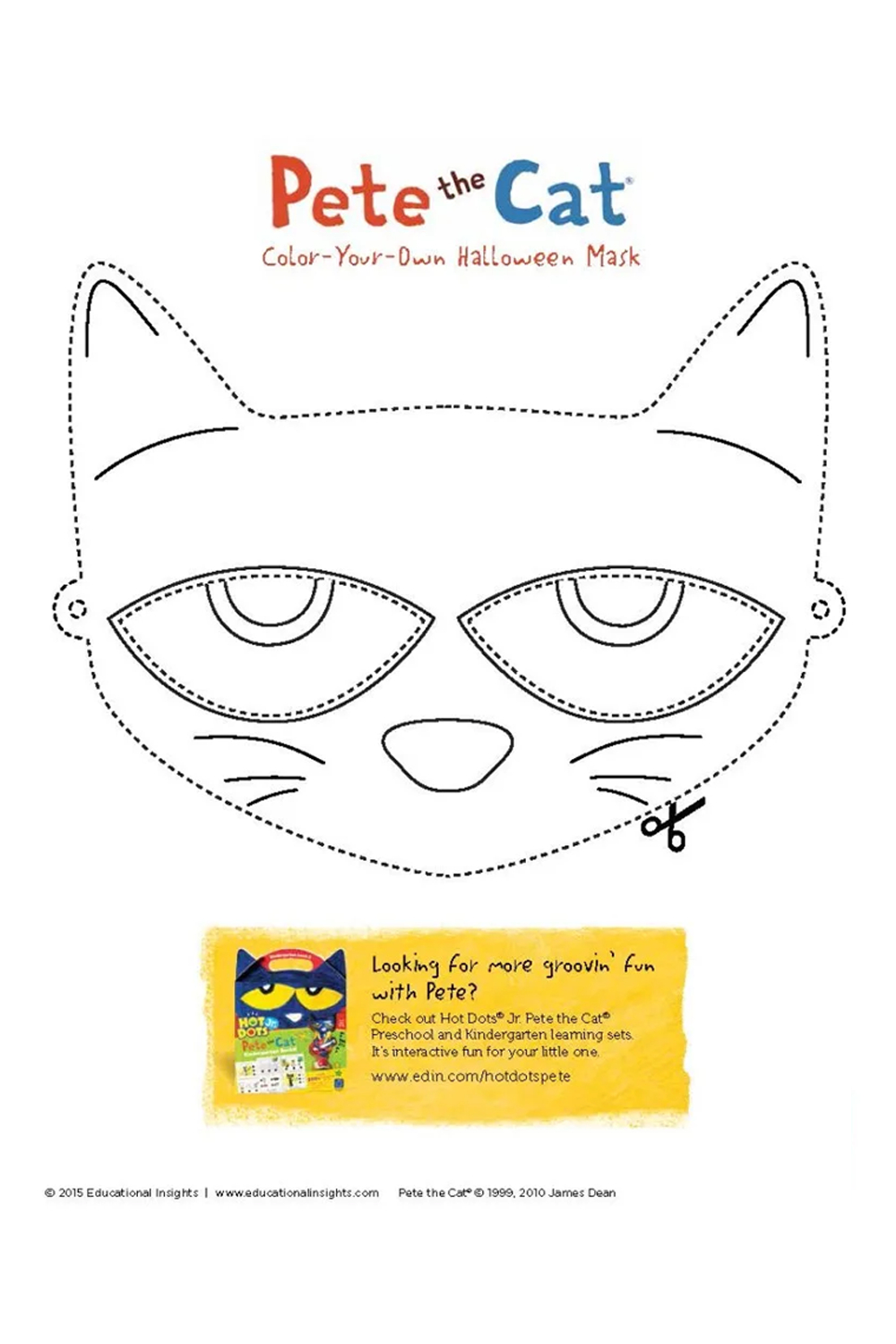 Pete The Cat® Diy Art, Activities, And More! with regard to Pete The Cat Printable Mask