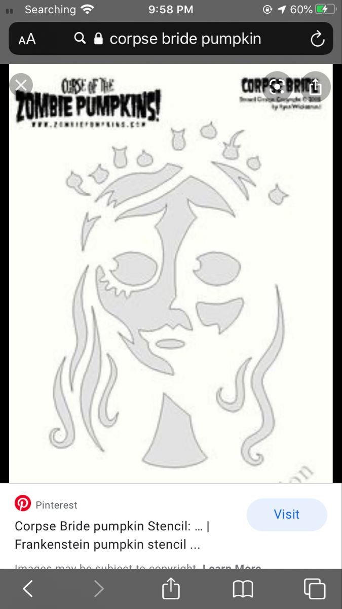 Pindiana On L | Pumpkin Carving Templates, Frankenstein pertaining to Free Printable Corpse Bride Pumpkin Stencil