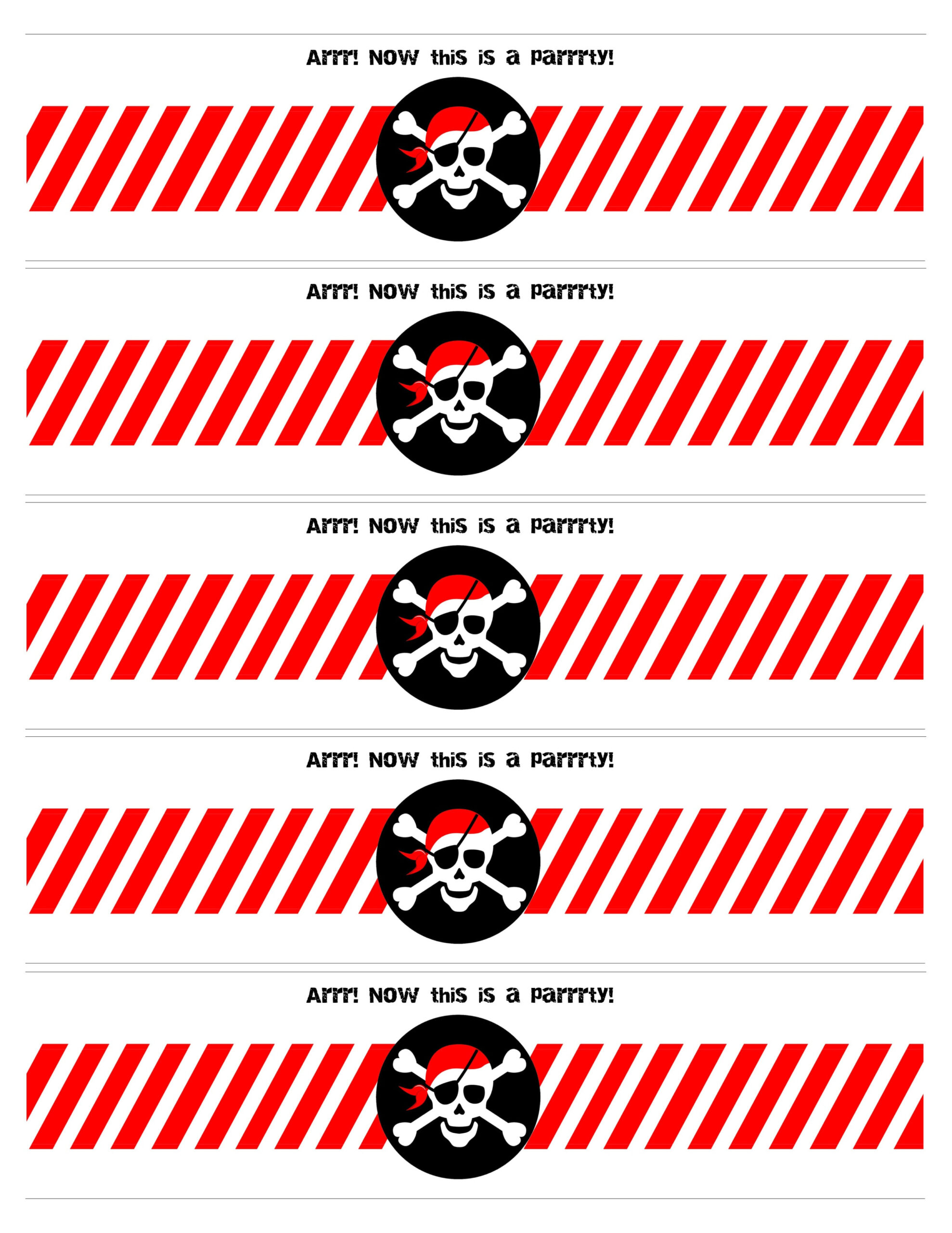 Pirate Birthday Party With Free Printables - How To Nest For Less™ with regard to Free Pirate Party Printables