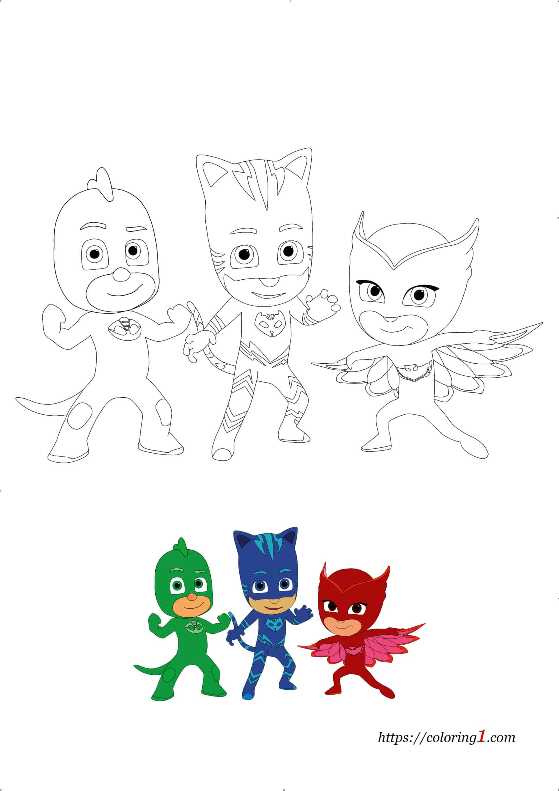 Pj Masks Coloring Pages - 34 Free Printable Coloring Sheets For inside Pj Mask Free Printables