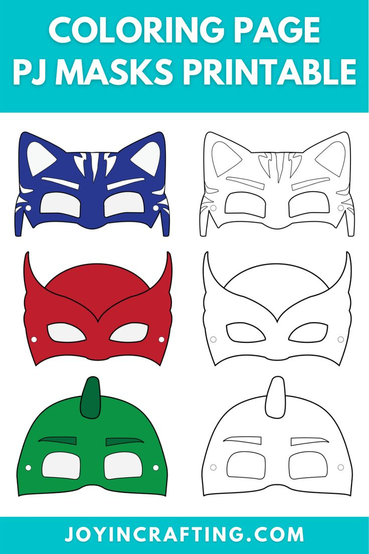 Pj Masks Mask Printable for Pj Mask Free Printables