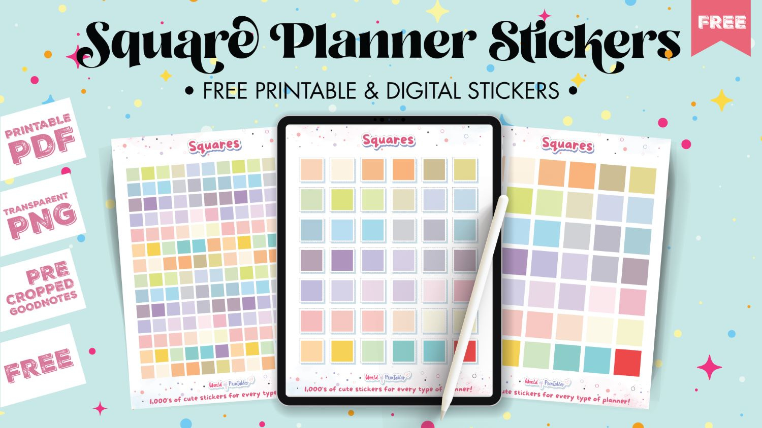 Planner Stickers | Digital &amp;amp; Printable Stickers - World Of Printables with Free Printable Stickers For Planner