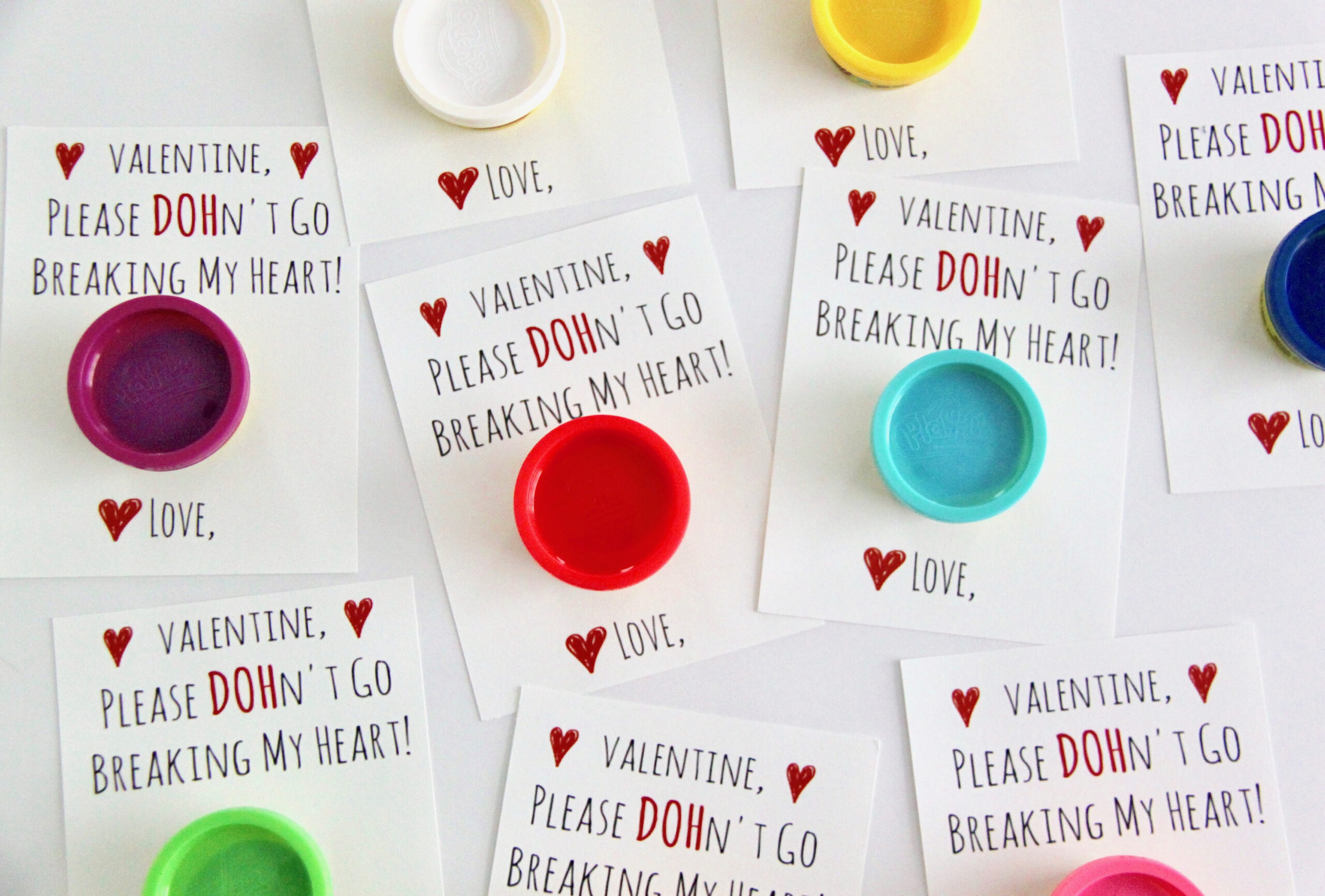Play Doh Valentine Card Free Printable - Smashed Peas &amp;amp; Carrots with Play Doh Valentine Printable