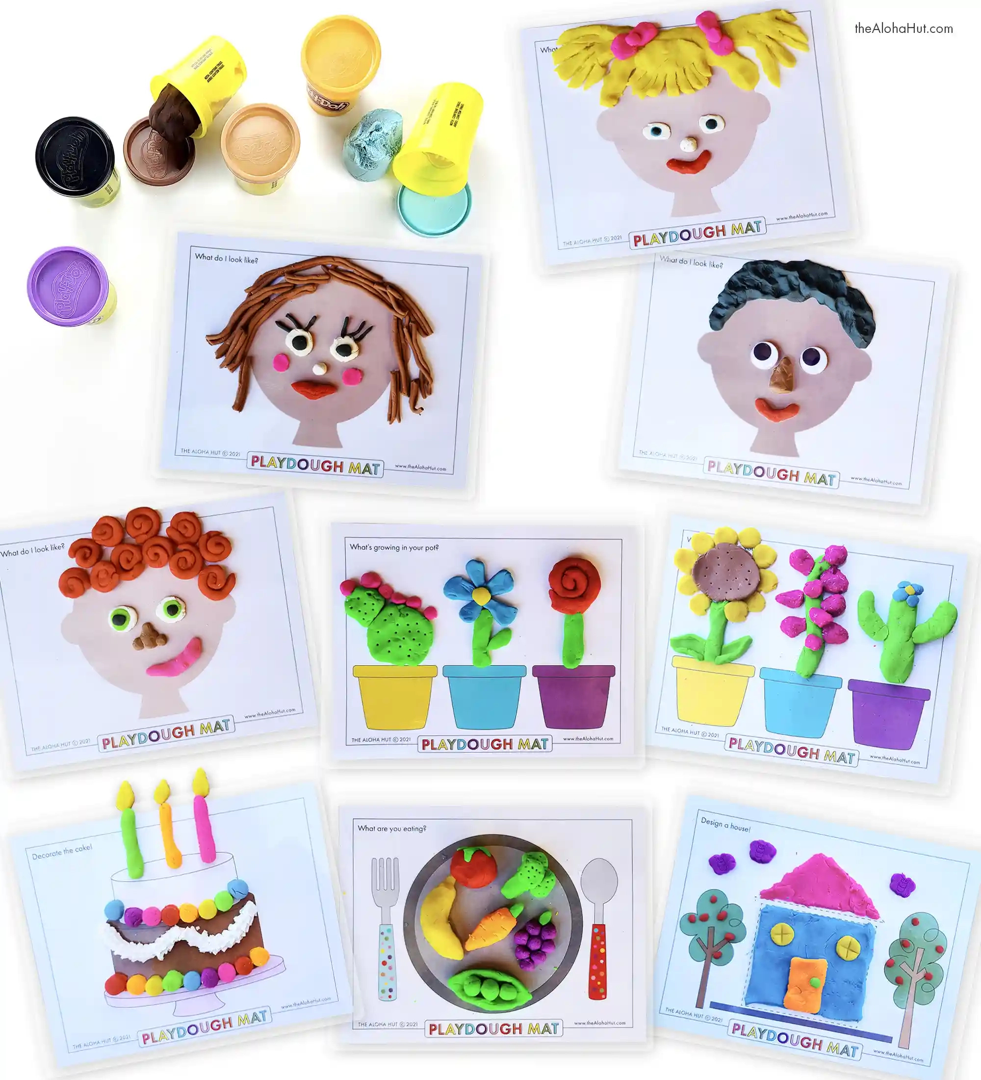 Playdough Mats To Inspire Creativity The Aloha Hut with regard to Printable Playdough Mats Free