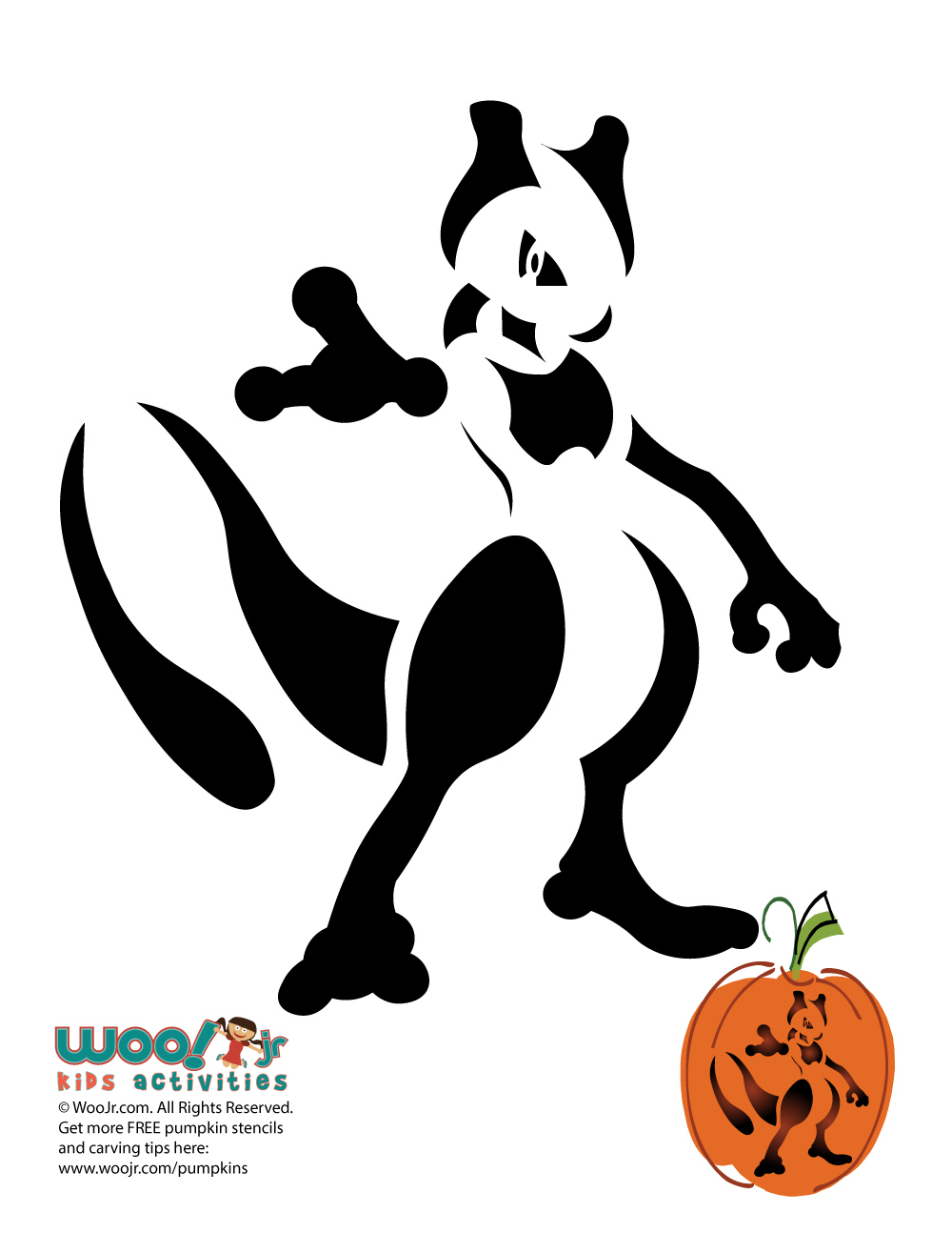 Pokemon: Newtwo (Free Pumpkin Stencil - Pumpkin Pattern - Pumpkin inside Pokemon Pumpkin Stencils Free Printable