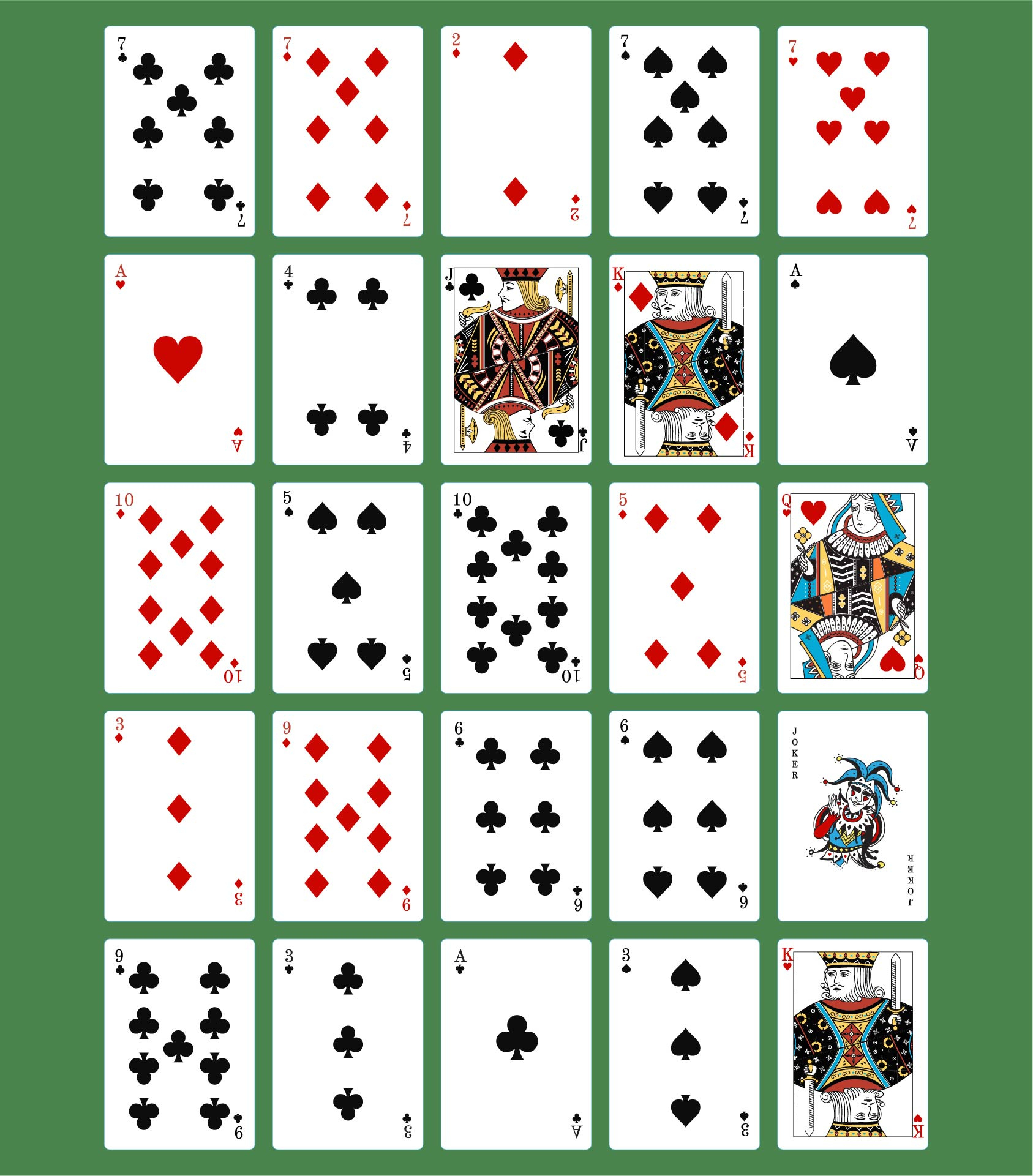 Pokeno Cards in Free Printable Pokeno Cards