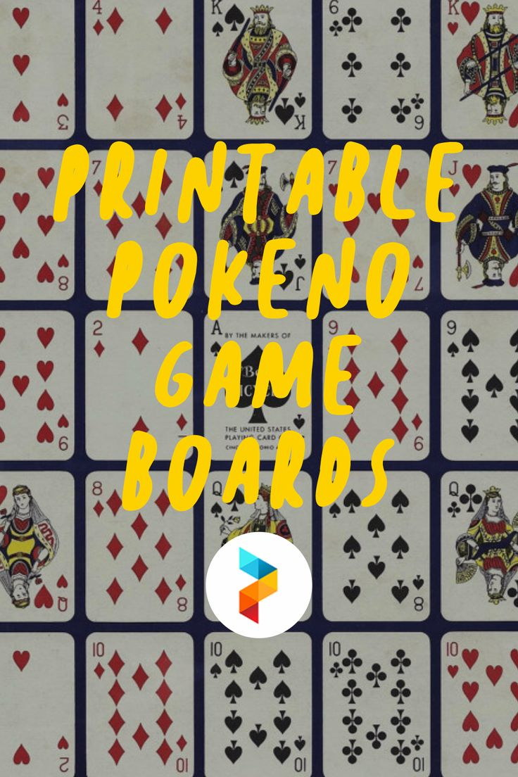 Pokeno Game Boards - 10 Free Pdf Printables | Printablee with Free Printable Pokeno Cards