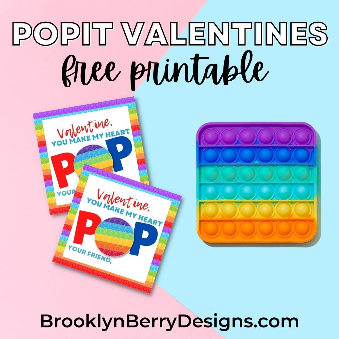 Pop-It Printable Valentine Cards - Brooklyn Berry Designs regarding Pop It Valentine Printable Free
