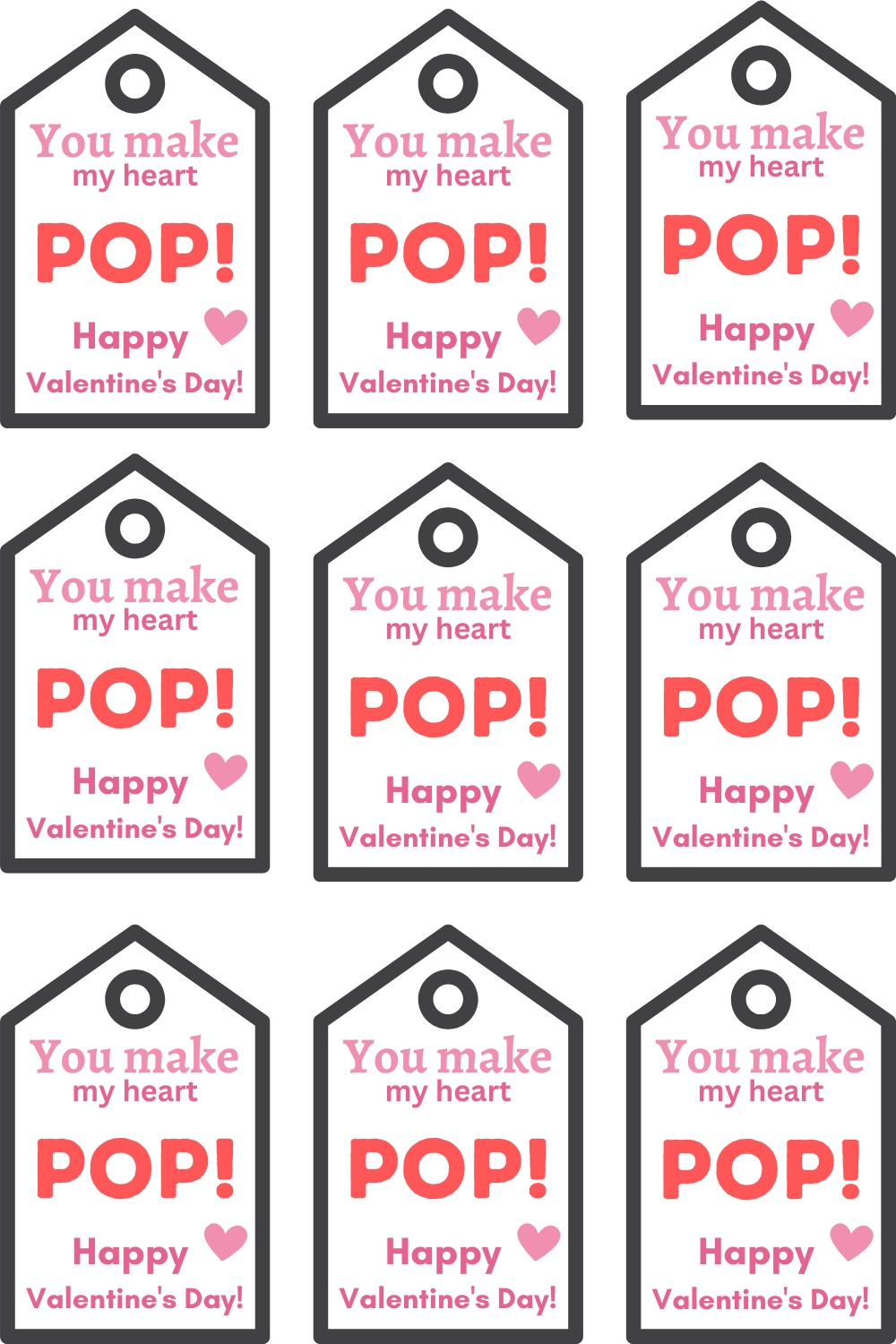 Pop-It Printable Valentine Cards — Twenty Vintage Acres with Pop It Valentine Printable Free