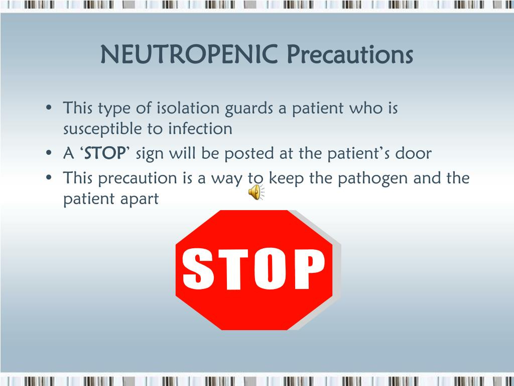 Ppt - Nwths Student Orientation Powerpoint Presentation, Free inside Neutropenic Precautions Sign Printable Free