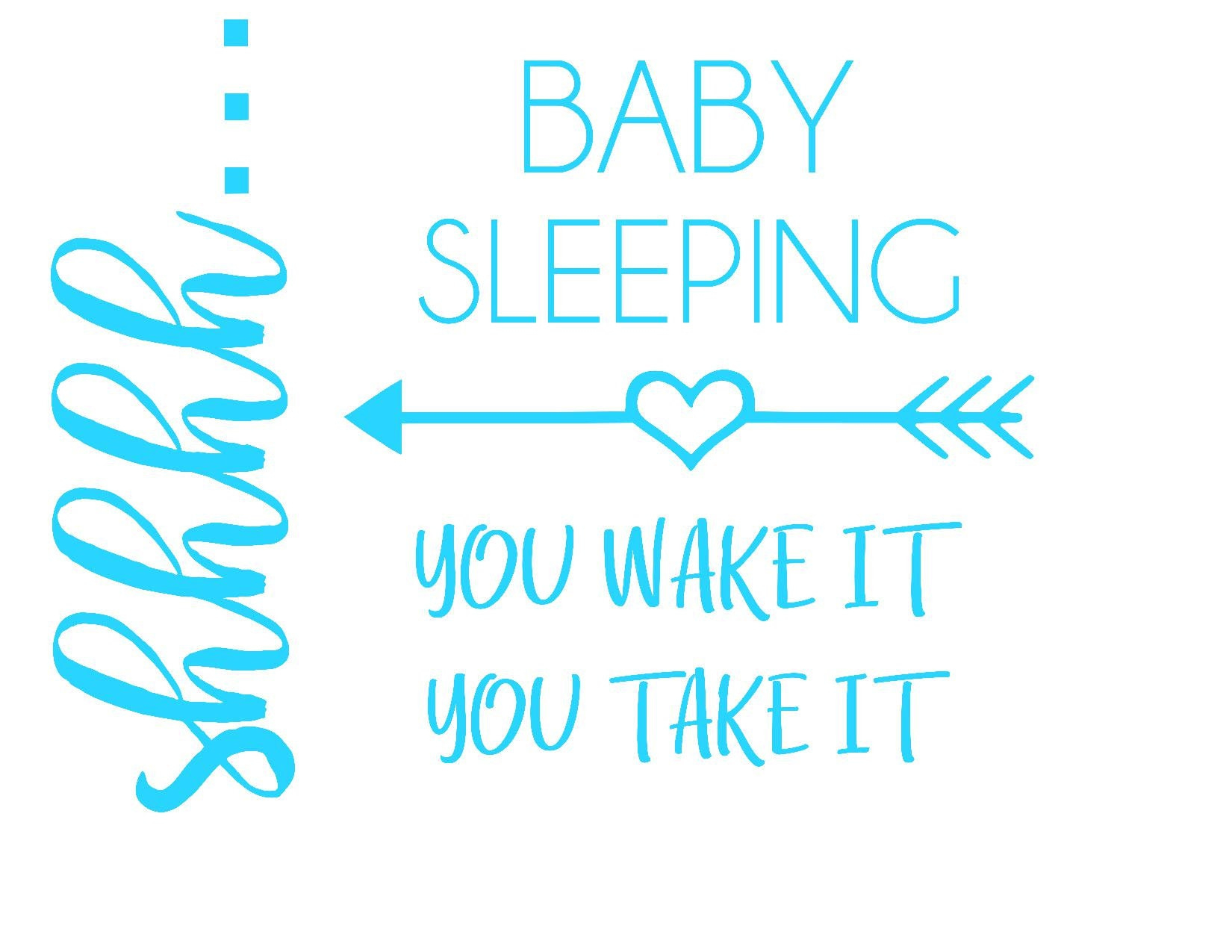 Printable Baby Sleeping Sign Newest Birthing Bliss throughout Baby Sleeping Sign Printable