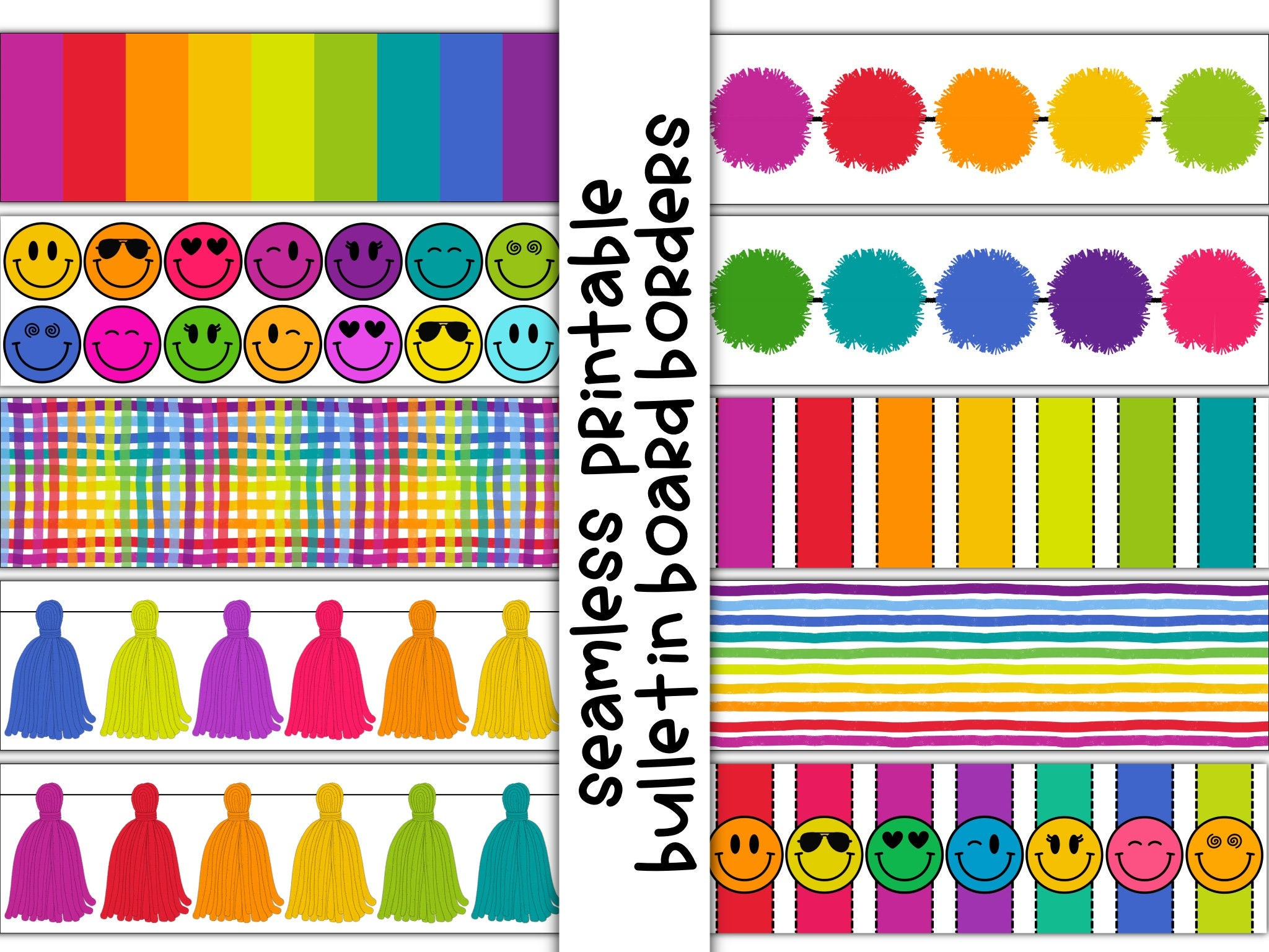 Printable Bulletin Board Borders Printable Classroom Borders within Free Printable Borders For Bulletin Boards