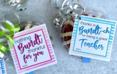 Printable Bundt Cake Gift Tags For Teachers, Neighbors, And More! pertaining to Nothing Bundt Thankful For You Free Printable