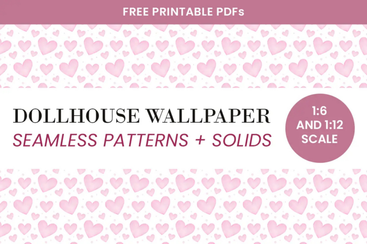 Free Printable Victorian Dollhouse Wallpaper