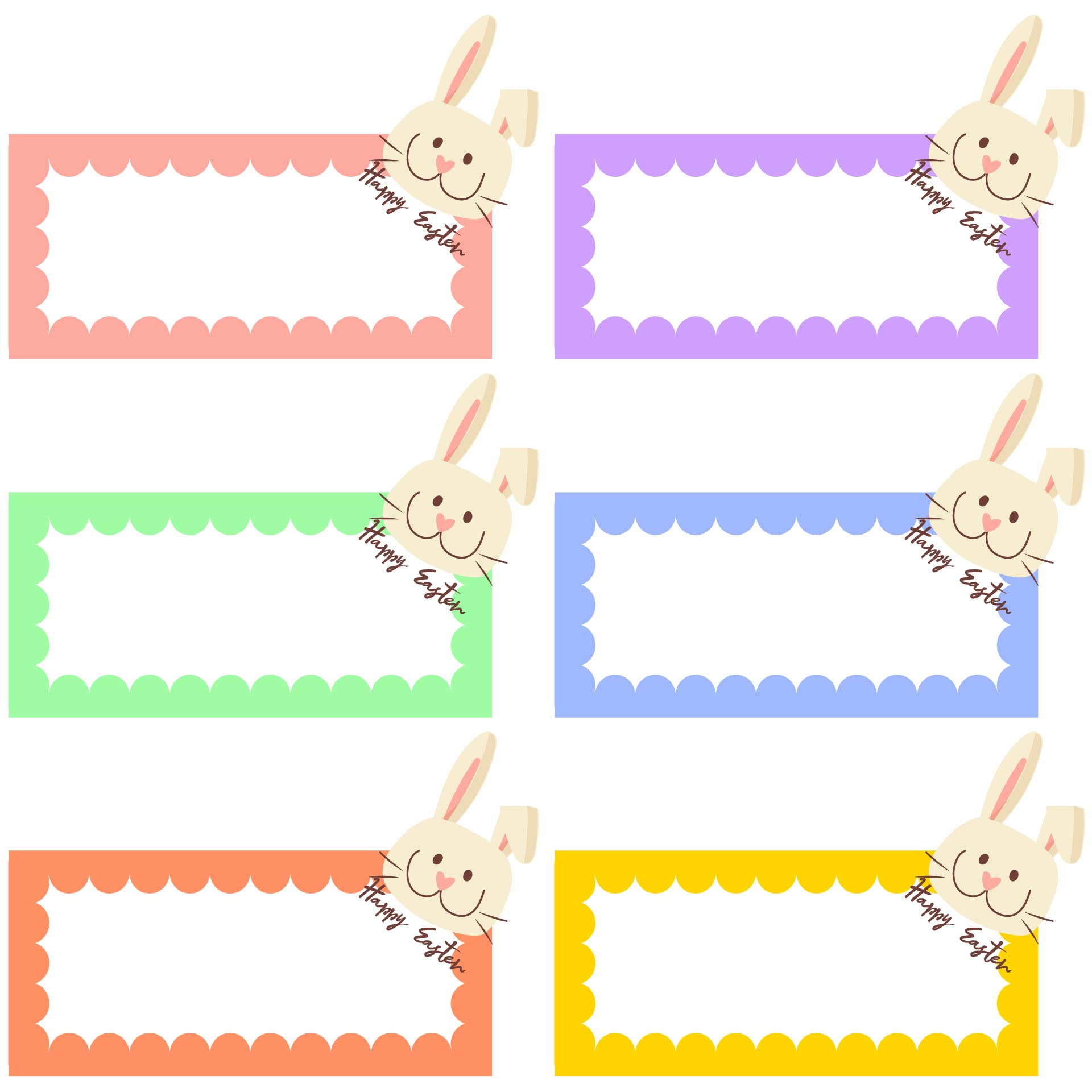 Printable Easter Name Tags - Printable Party Favors regarding Printable Easter Egg Name Tags