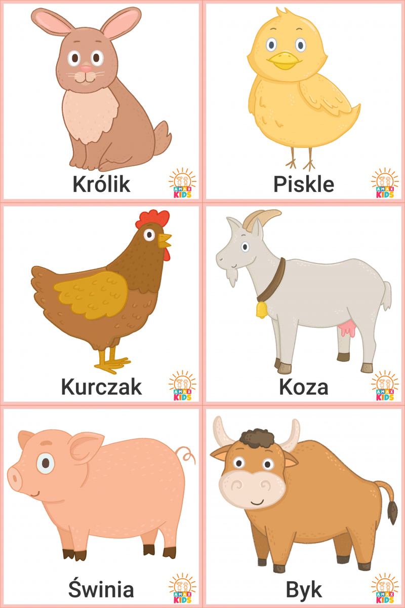 Printable Flashcards For Kids – Farm Animals | Amax Kids with regard to Farm Animals Flashcards Free Printable