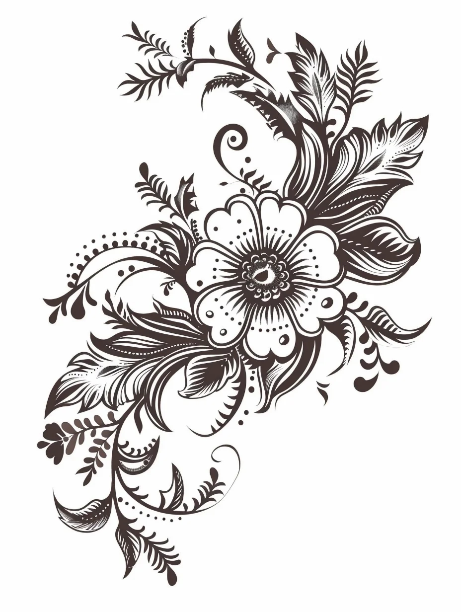Printable Henna Designs For Hands: Easy &amp;amp; Simple For Beginners inside Printable Henna Stencils Free