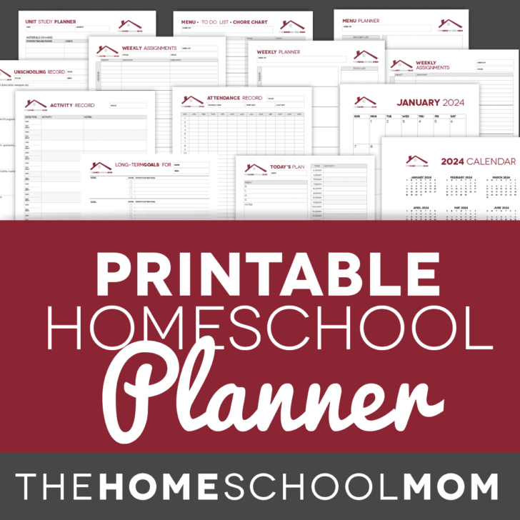 Free Printable Homeschool Planner