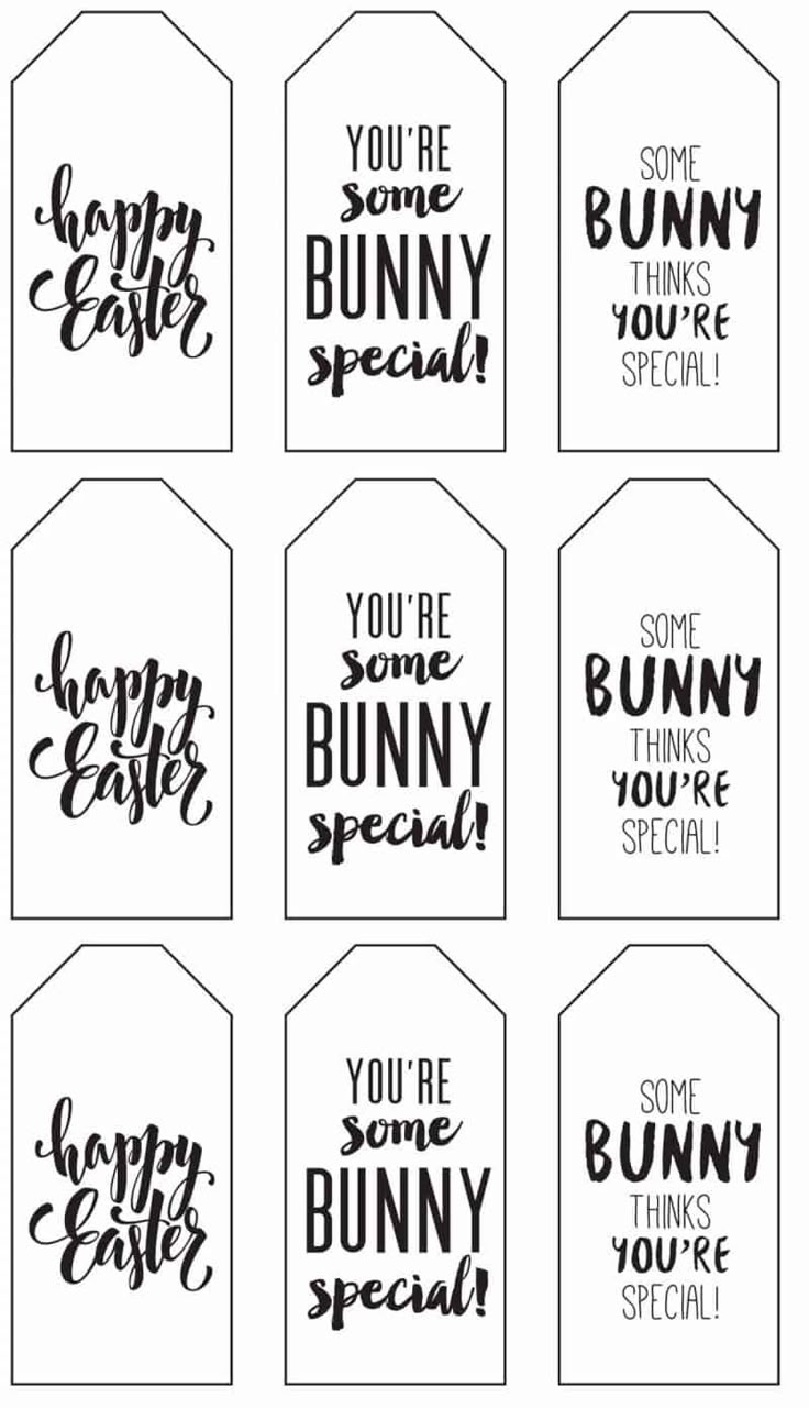 Printable Little Easter Gift Tags Make Cute Favors! intended for Easter Gift Tag Printables