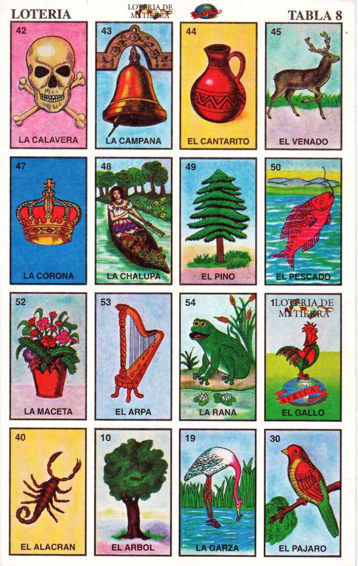 Downloadable Printable Loteria Cards Free