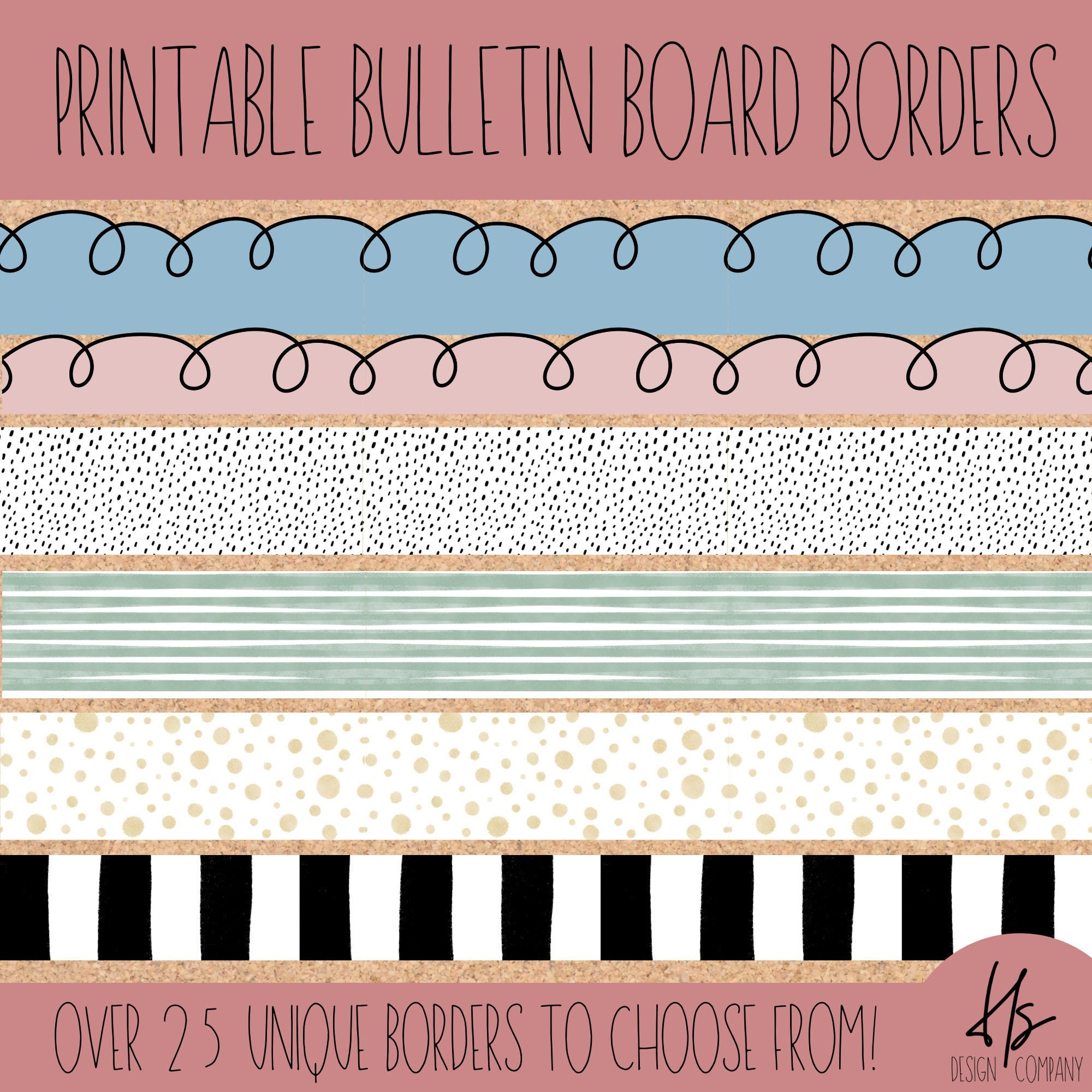 Printable Modern Colorful Bulletin Board Borders | Printable intended for Classroom Printable Bulletin Board Borders