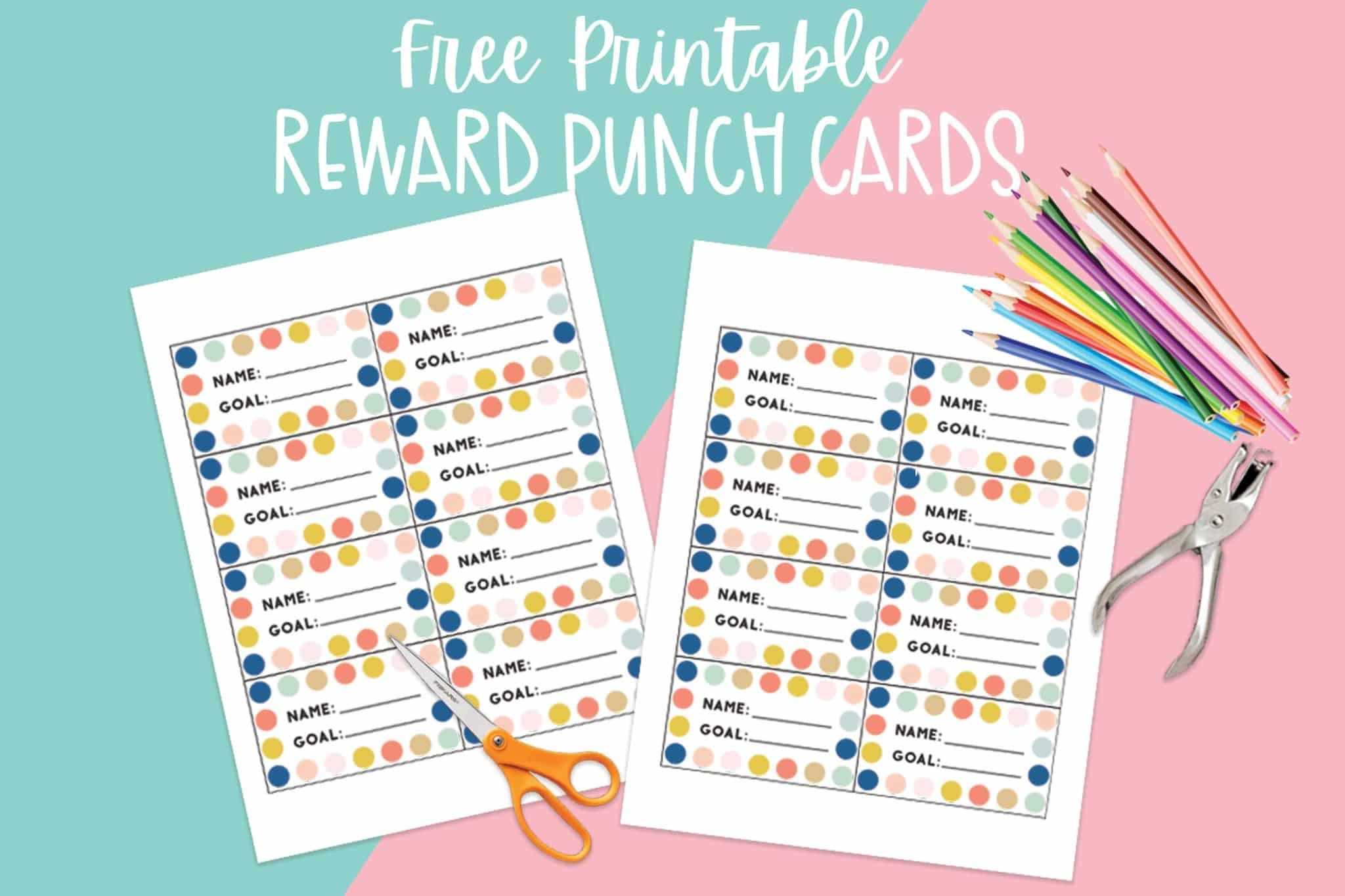 Printable Reward Punch Card - Brooklyn Berry Designs throughout Free Printable Punch Cards For Students