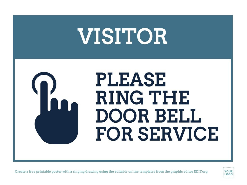 Printable Ring The Bell Signs Online with Please Ring Bell For Assistance Printable Free
