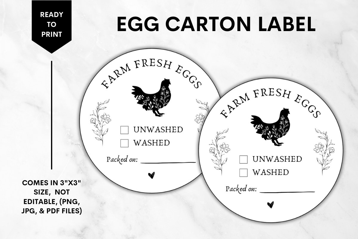Printable Round Egg Carton Label Sticker 1 with regard to Printable Egg Carton Labels