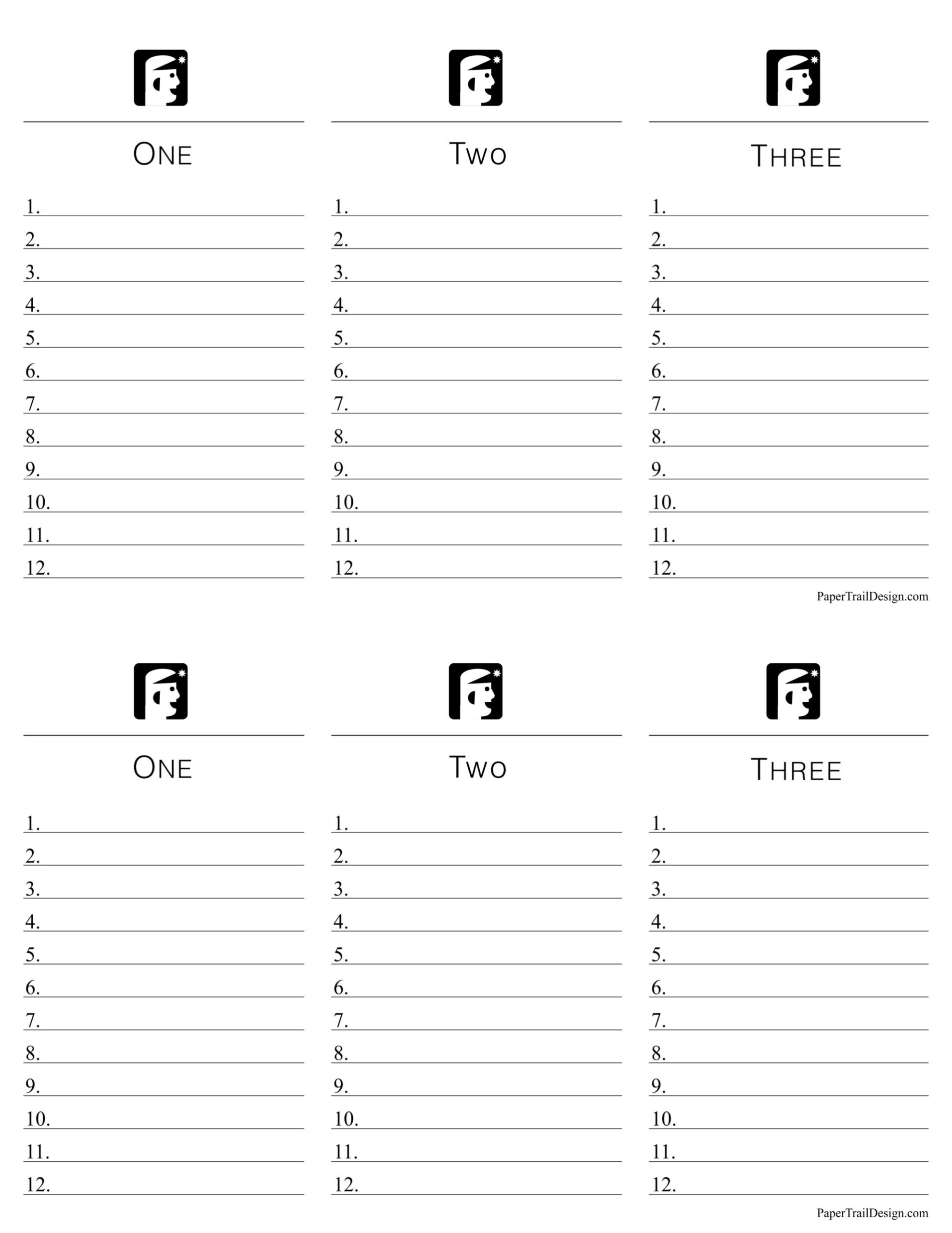 Printable Scattergories Game - Paper Trail Design throughout Free Printable Scattergories Sheets