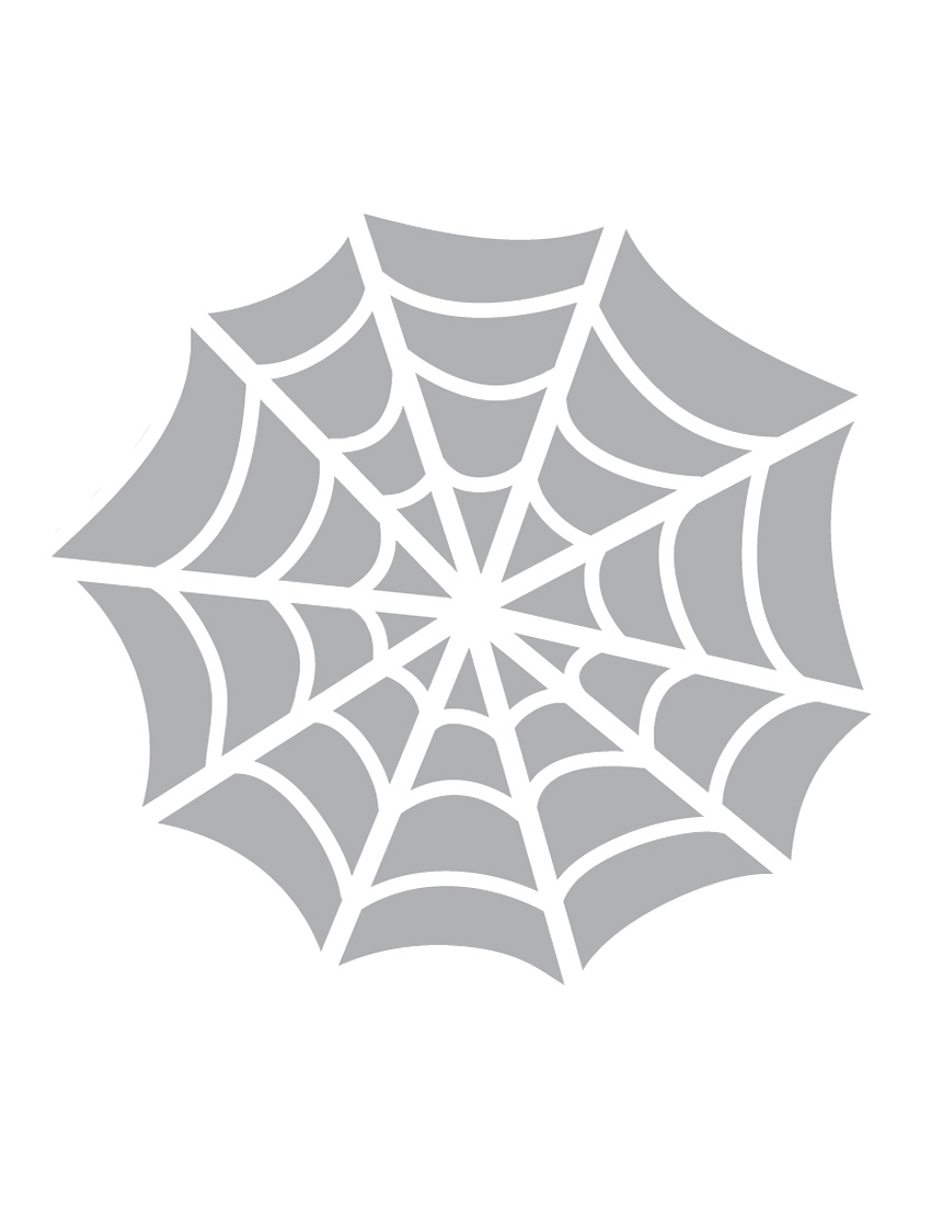 Printable Spider Web Stencil - Coolest Free Printables with Spider Web Stencil Printable