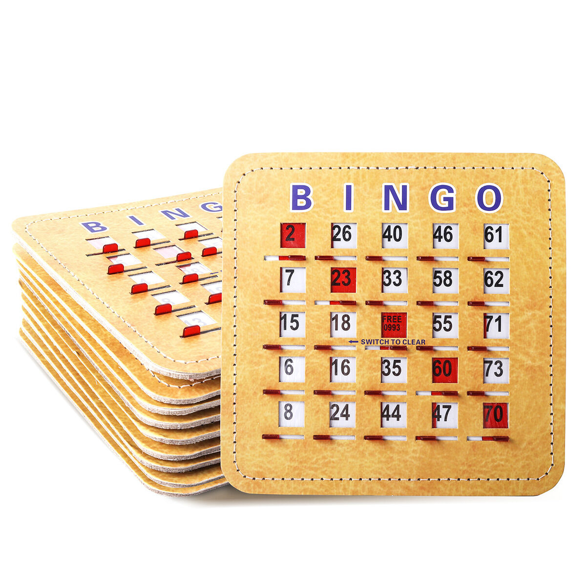 Quick-Clear Reusable Shutter Slide Bingo Cards. Fingertip Sliding with regard to Slide Cards For Bingo