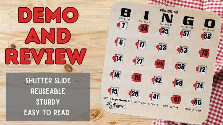 Bingo Cards Shutter Slide