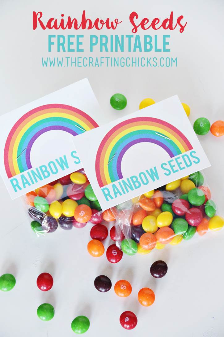 Rainbow Seeds Free Printable - The Crafting Chicks intended for Rainbow Seeds Free Printable