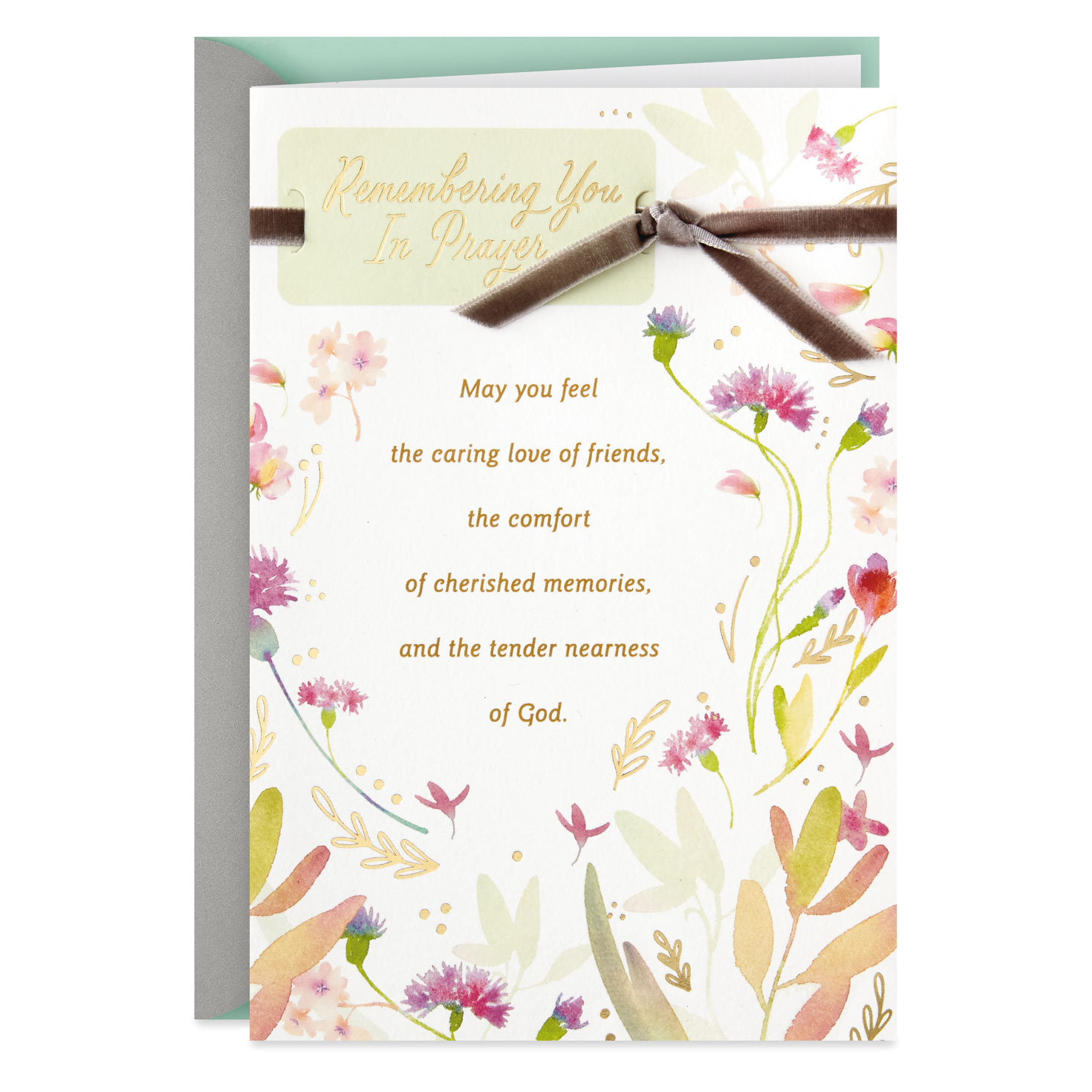 Remembering You In Prayer Religious Sympathy Card - Greeting Cards for Hallmark Free Printable Sympathy Cards