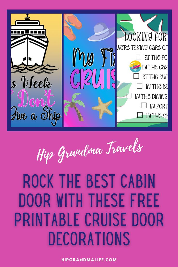Rock The Best Cabin Door With These Free Printable Cruise Door in Free Printable Cruise Door Decorations