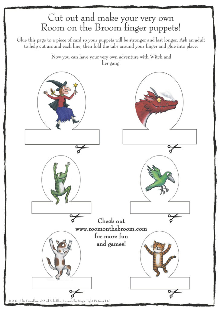 Room on the Broom Free Printables