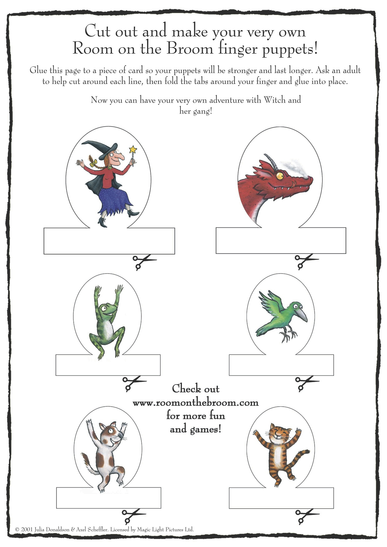 Room On The Broom | Kindergarten Nana regarding Room On The Broom Free Printables
