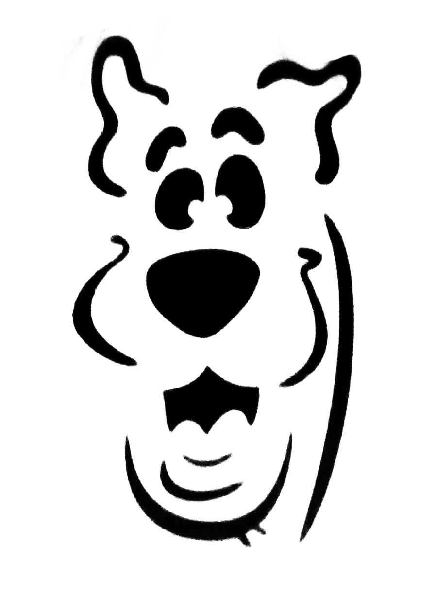 Scooby Doo (Pumpkin Stencil - Pumpkin Pattern - Pumpkin Template inside Free Printable Scooby Doo Pumpkin Carving Template