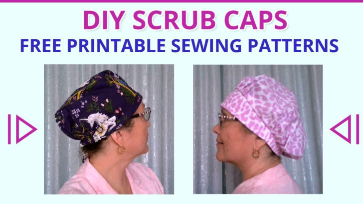 Printable Bouffant Scrub Hat Pattern Free