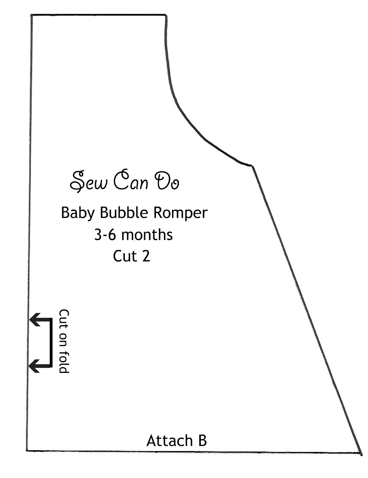 Sew Can Do: Easy Any Size Baby Bubble Romper within Free Printable Romper Pattern