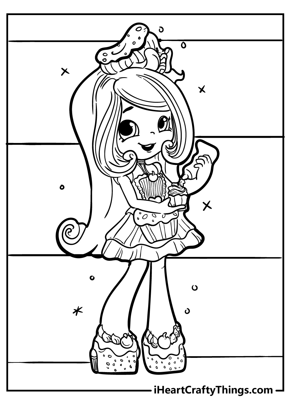 Shopkins Coloring Pages (45 Free Printables) with Shopkins Colouring Pages Free Printable