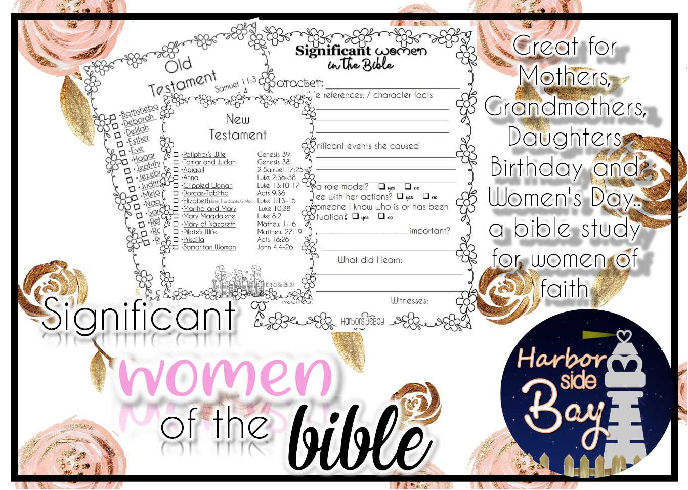 Significant Women In The Bible Study Guide | Madeteachers within Printable Women&amp;amp;#039;s Bible Study Lessons Free