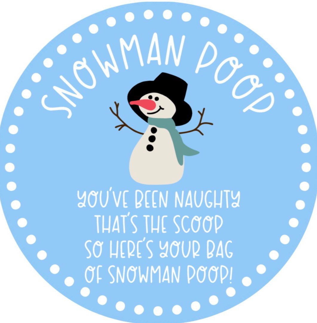 Snowman Poop Poem - Etsy pertaining to Snowman Poop Poem Free Printable