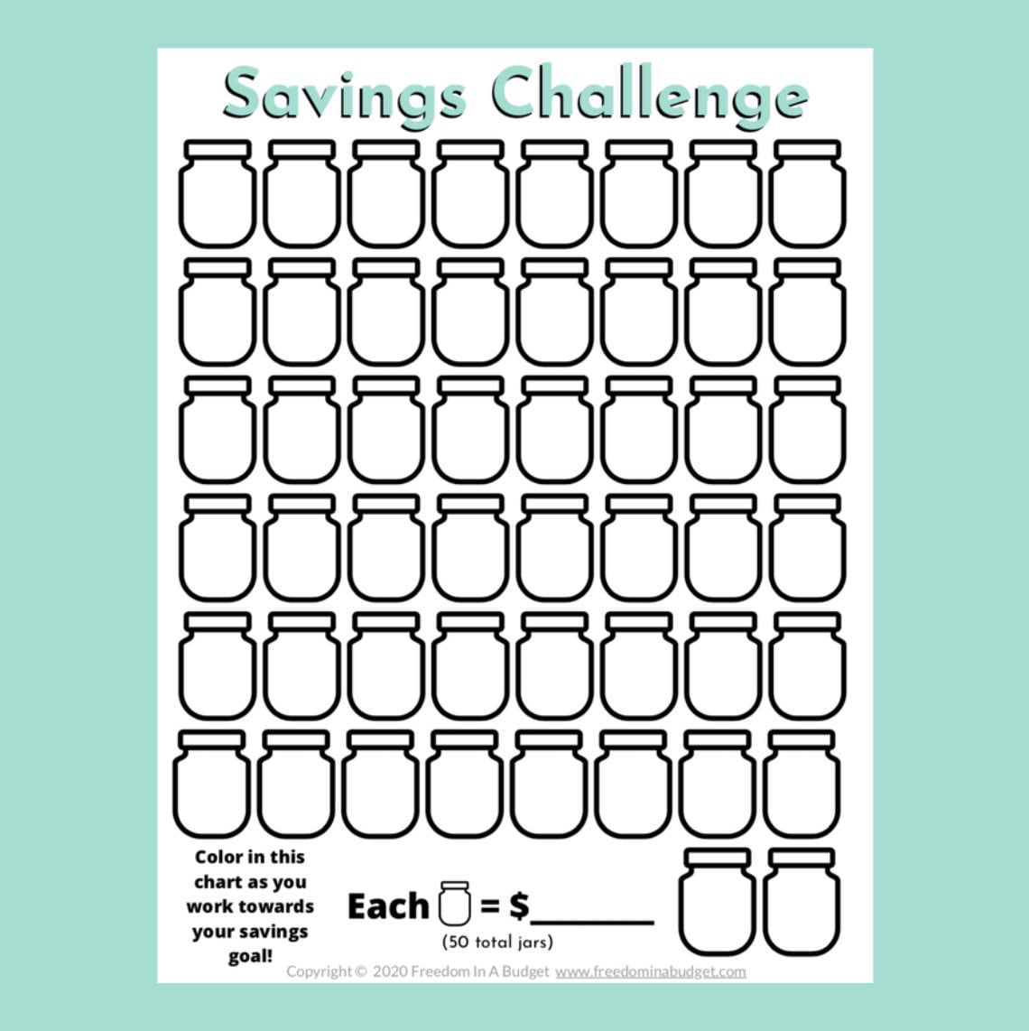 Spar Challenge Printable | Ersparnis Challenge Tracker Pdf - Etsy.de within Free Printable Savings Challenge Printable
