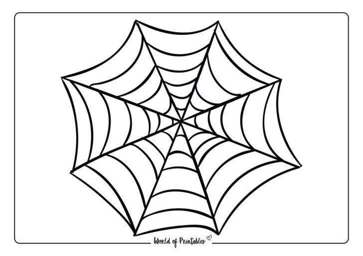 Spider Web Stencil Printable